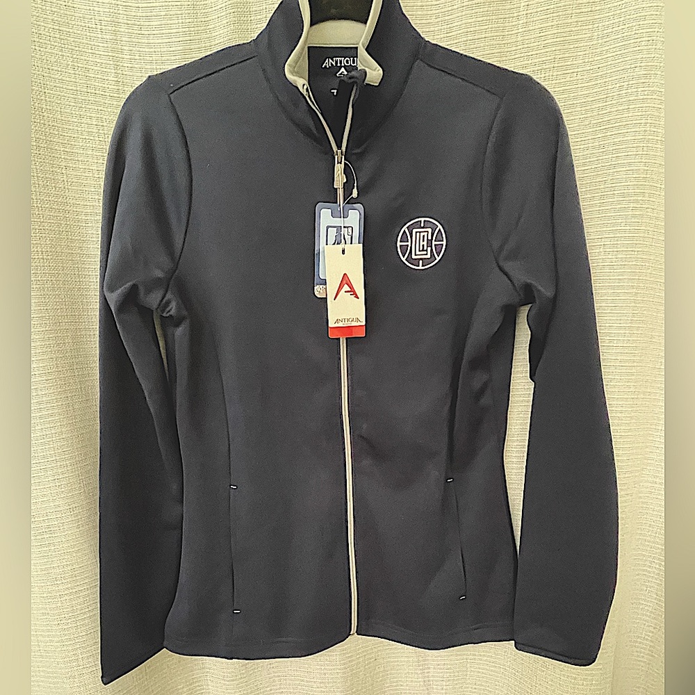 Antigua LA Clippers Full Zip Leader Jacket